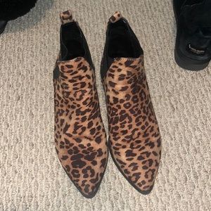 Leopard Print Booties